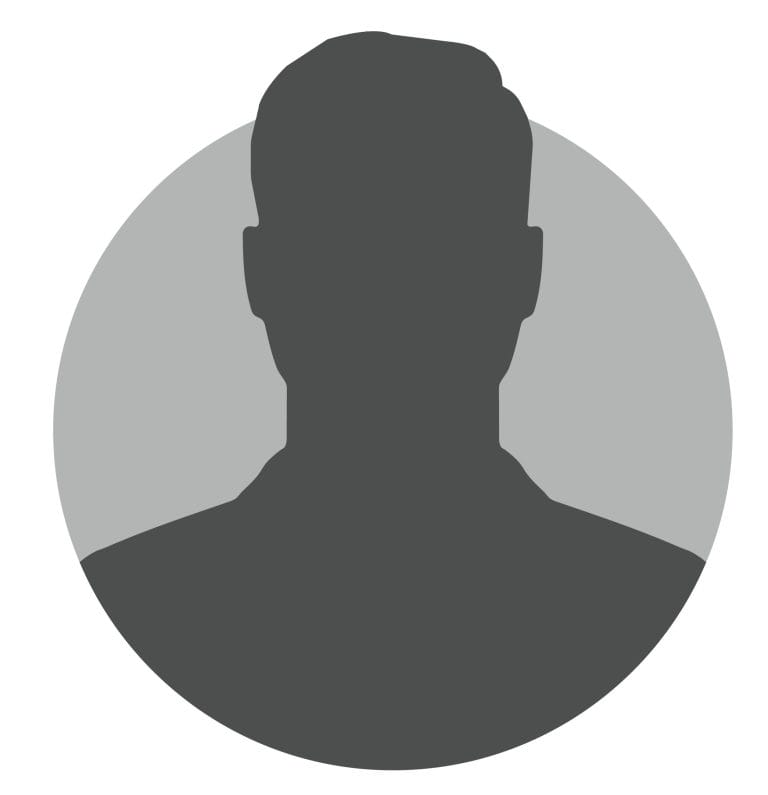 Placeholder profile photo silhouette