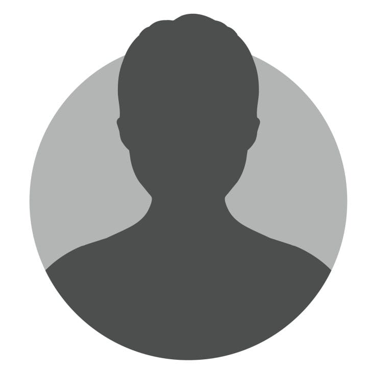 Placeholder profile photo silhouette